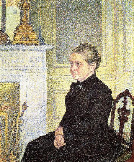 Theo Van Rysselberghe Portrait of Madame Charles Maus china oil painting image